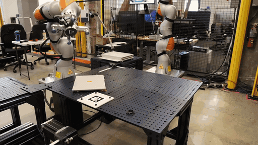 Video of robots assembling furniture